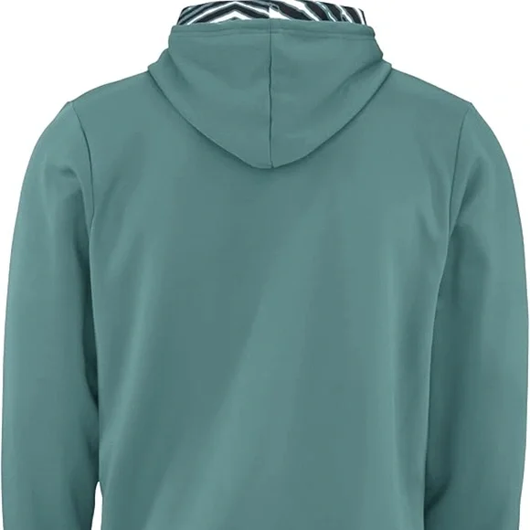 ❌SOLD❌NWT [Zubaz] Philadelphia Eagles NFL Logo Hooded Sweatshirt Men's M - Picture 2 of 12